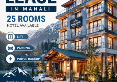 25 Rooms hotel for lease in Manali, manali property, manali hotel dealer, property dealer manali